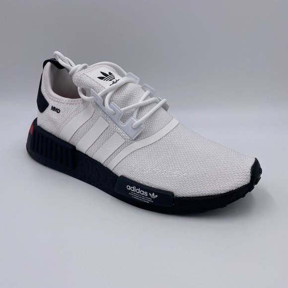adidas NMD R1 White / Black Womens Shoes - Picture 7 of 8